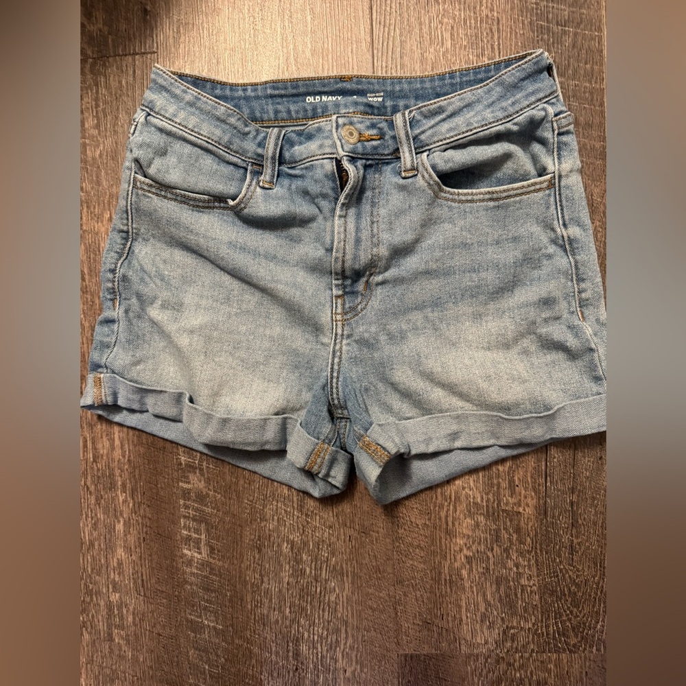 Old Navy Blue Jean Shorts Distressed Summer Style